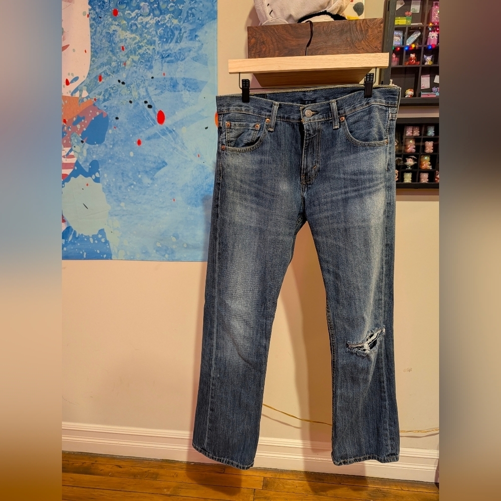 Levi's 527 32 X 30 Men's Distressed Jeans